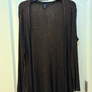 Alfani Women's Shimmering Black Cardigan